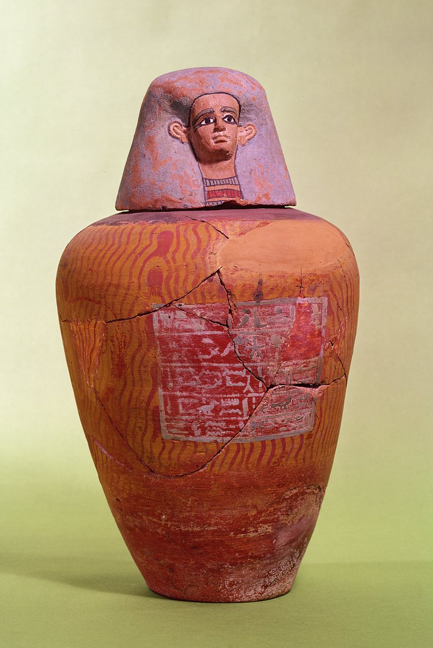 Canopic jar, Abydos (keramiikka) tekijältä Egyptian