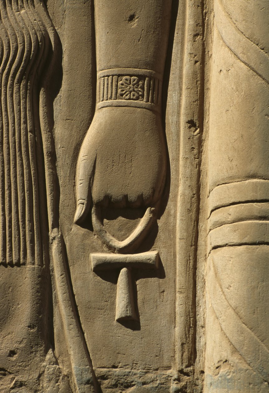 Yksityiskohta kohokivestä tekijältä Egyptian