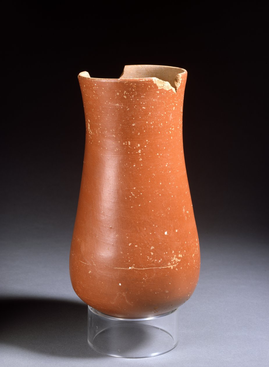 Punainen liukastettu keramiikkaruukku, Uusi valtakunta (keramiikka) tekijältä Egyptian 18th Dynasty