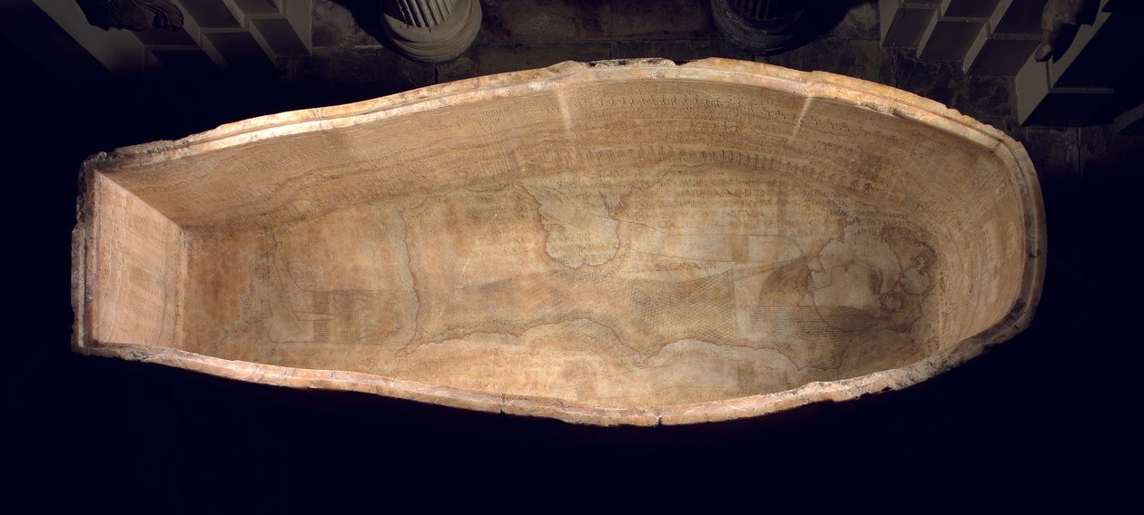 Seti I:n sarkofagi, n. 1279 eKr. alabasteri tekijältä Egyptian 19th Dynasty