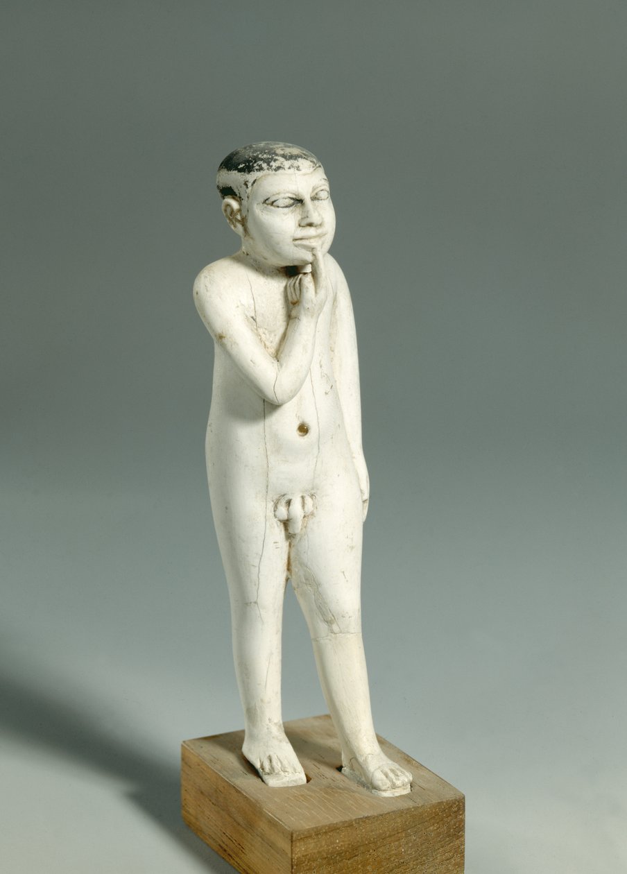 Nuoren alastonpojan patsas, Old Kingdom tekijältä Egyptian 6th Dynasty