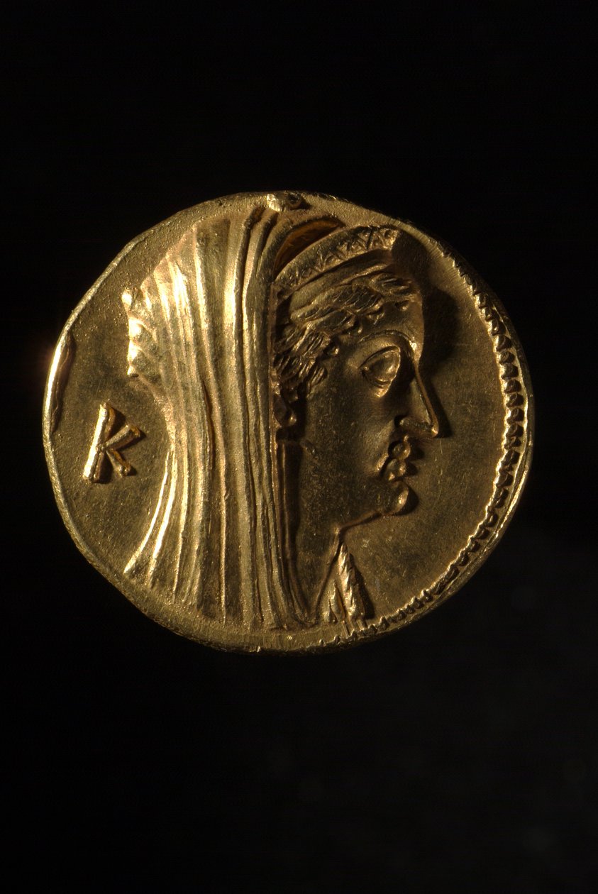 Kreikkalainen Octadrachm of Arsinoe II, 240 eKr., käänteinen kuva tekijältä Egyptian