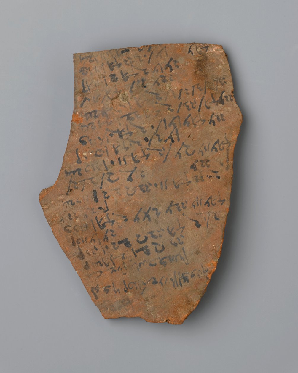 Ostrakonin luettelo valaistusajoista, mahdollisesti Elephantine (terrakotta) tekijältä Egyptian