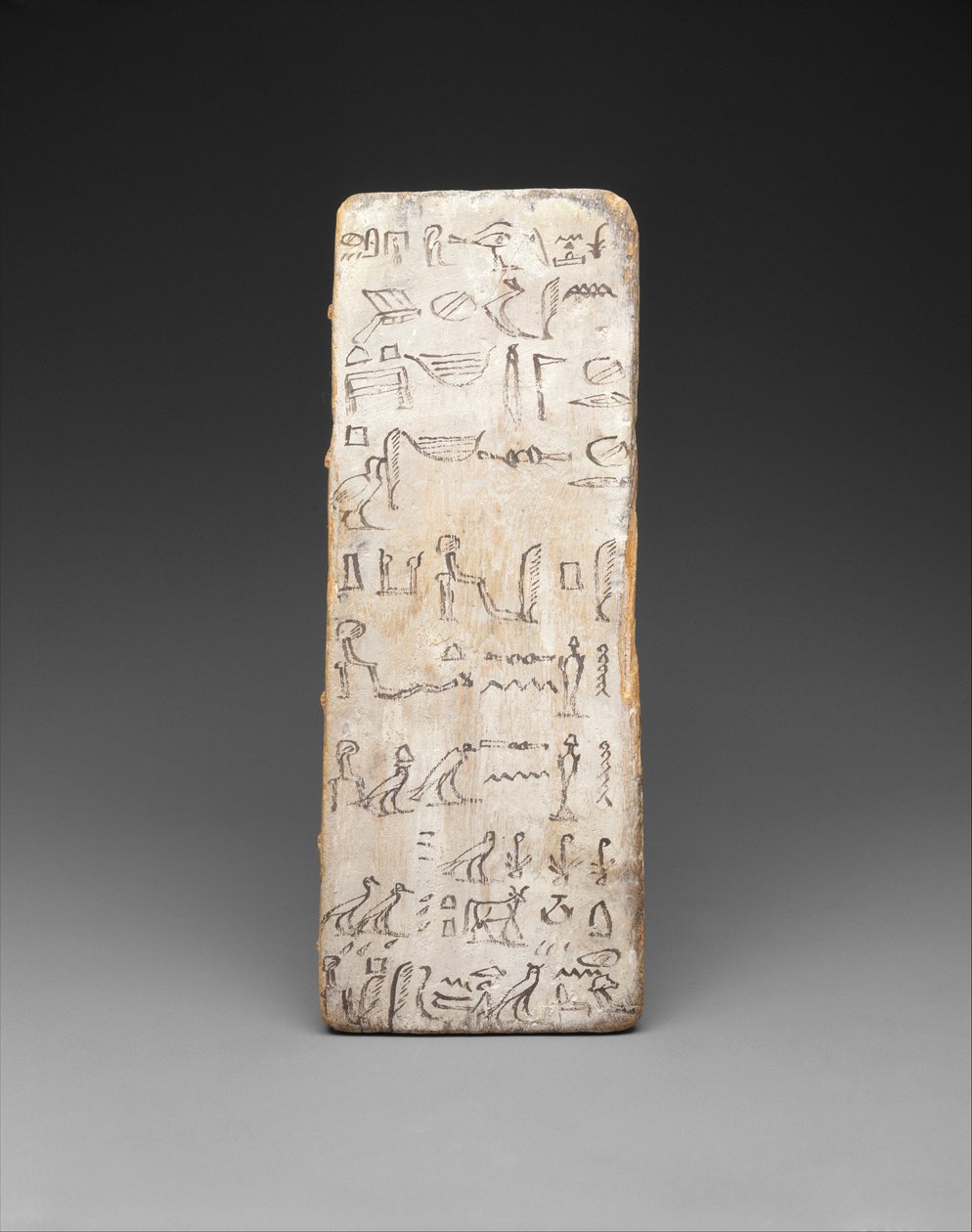 Kirjoittajan oppipoika kirjoitustaulu, n. 2030 eKr. (puu, kalkki ja muste) tekijältä Egyptian 11th Dynasty