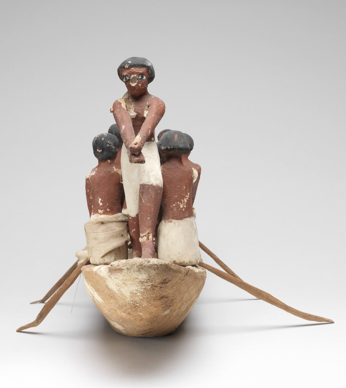 Mallipurjevene Khetyn haudasta (Beni Hasan) Keski-Britanniassa, noin 2010 eaa. - 1950 eaa. (maalattu puu ja pellava) tekijältä Egyptian 12th Dynasty