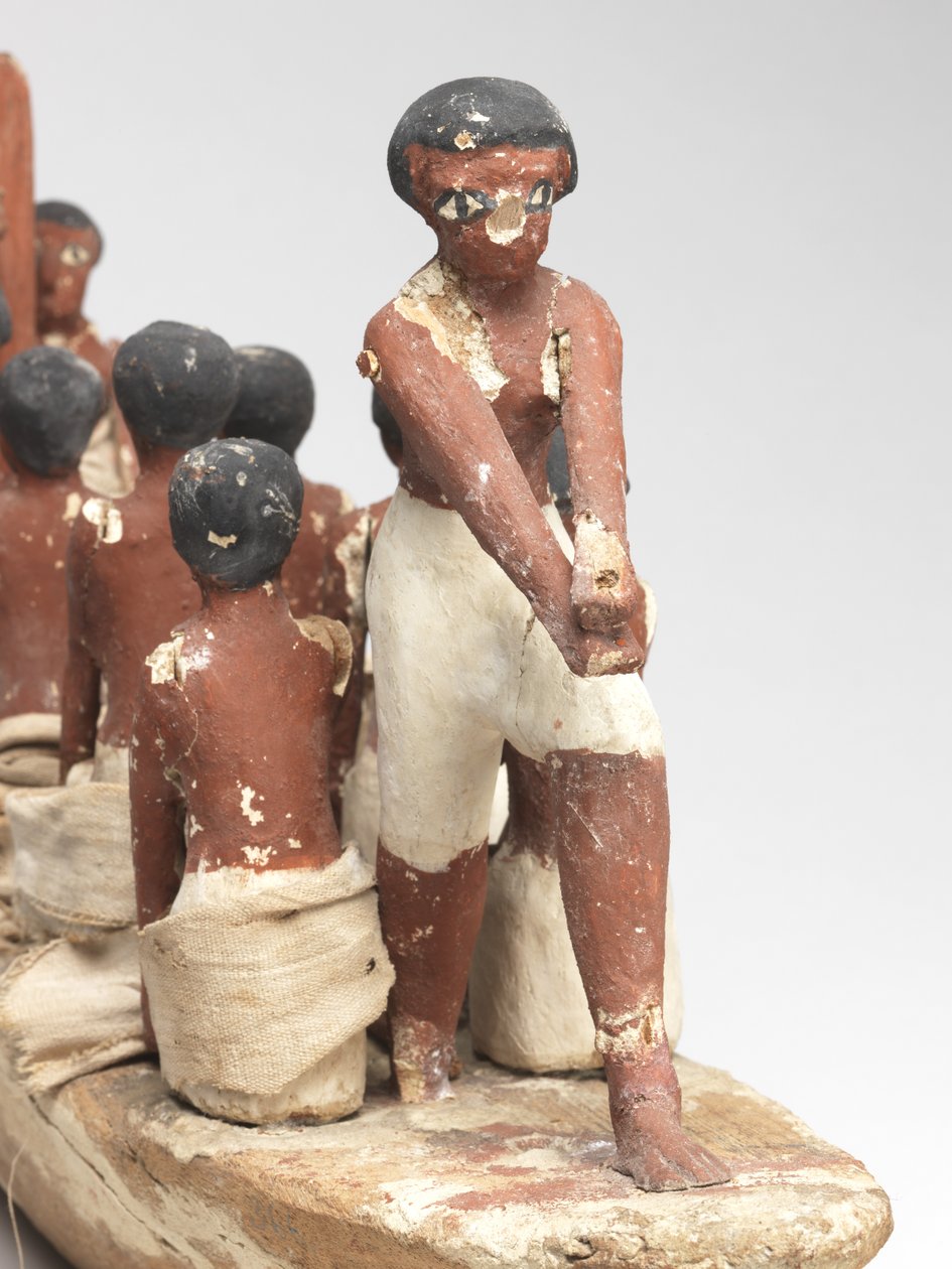 Mallipurjevene Khetyn haudasta (Beni Hasan) Keski-Britanniassa, noin 2010 eaa. - 1950 eaa. (maalattu puu ja pellava) tekijältä Egyptian 12th Dynasty