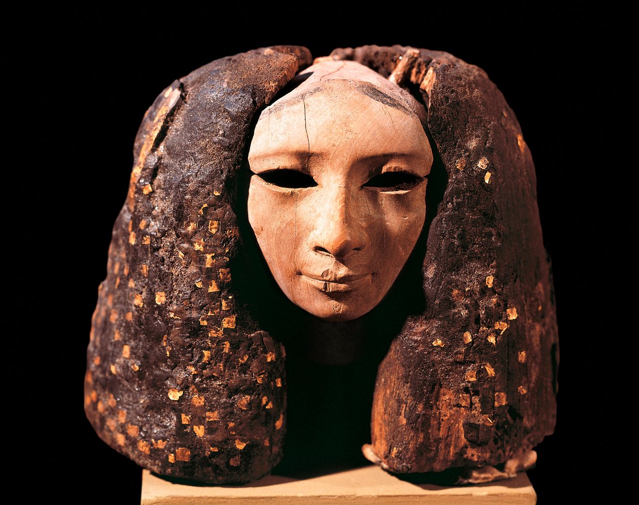 Prinsessan muotokuva, Lishtistä, keskimmäinen valtakunta, XII dynastia (puu) tekijältä Egyptian 12th Dynasty