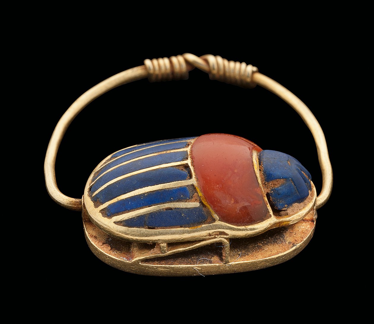 Scarab sormus, Keski-Britannia tekijältä Egyptian 12th Dynasty