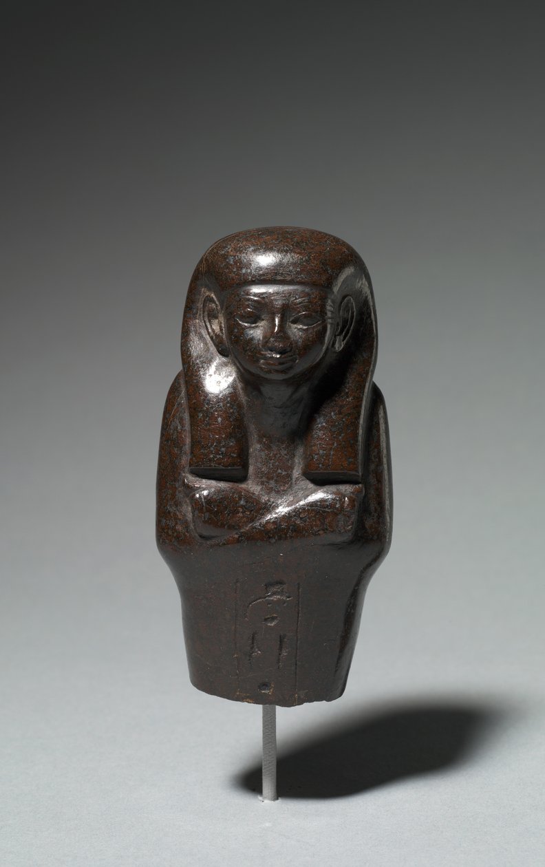 Shawabty, n. 1859-1648 eKr. (hematiitti) tekijältä Egyptian 12th Dynasty