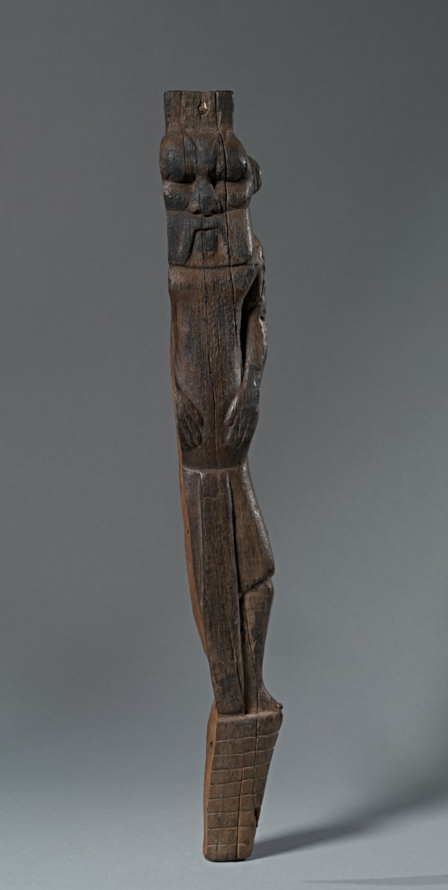 Tuoli tai sängynjalka God Besin kanssa, 1540-1296 eaa tekijältä Egyptian 18th Dynasty