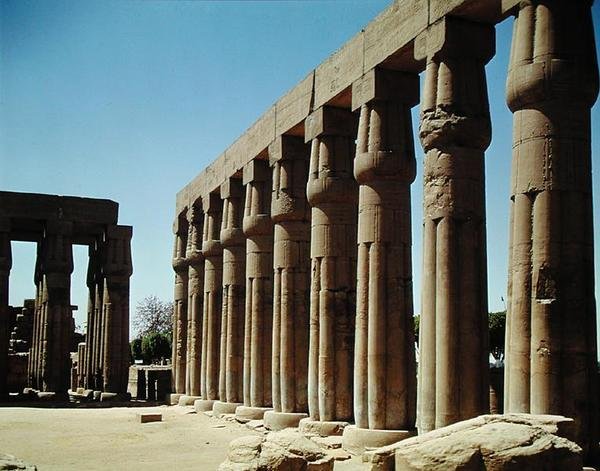 Amenhotep III:n tuomioistuin tekijältä Egyptian 18th Dynasty