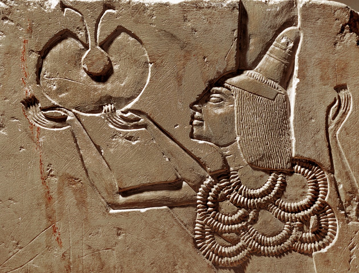 Kuvion tekeminen tarjouksen tekemisestä tekijältä Egyptian 18th Dynasty