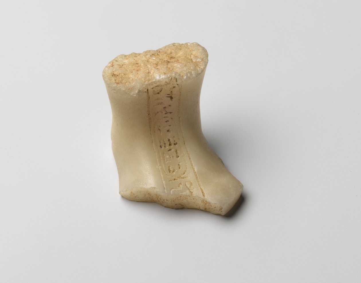 Nefertitin shabtin jalka, Uusi kuningaskunta (alabasteri) tekijältä Egyptian 18th Dynasty