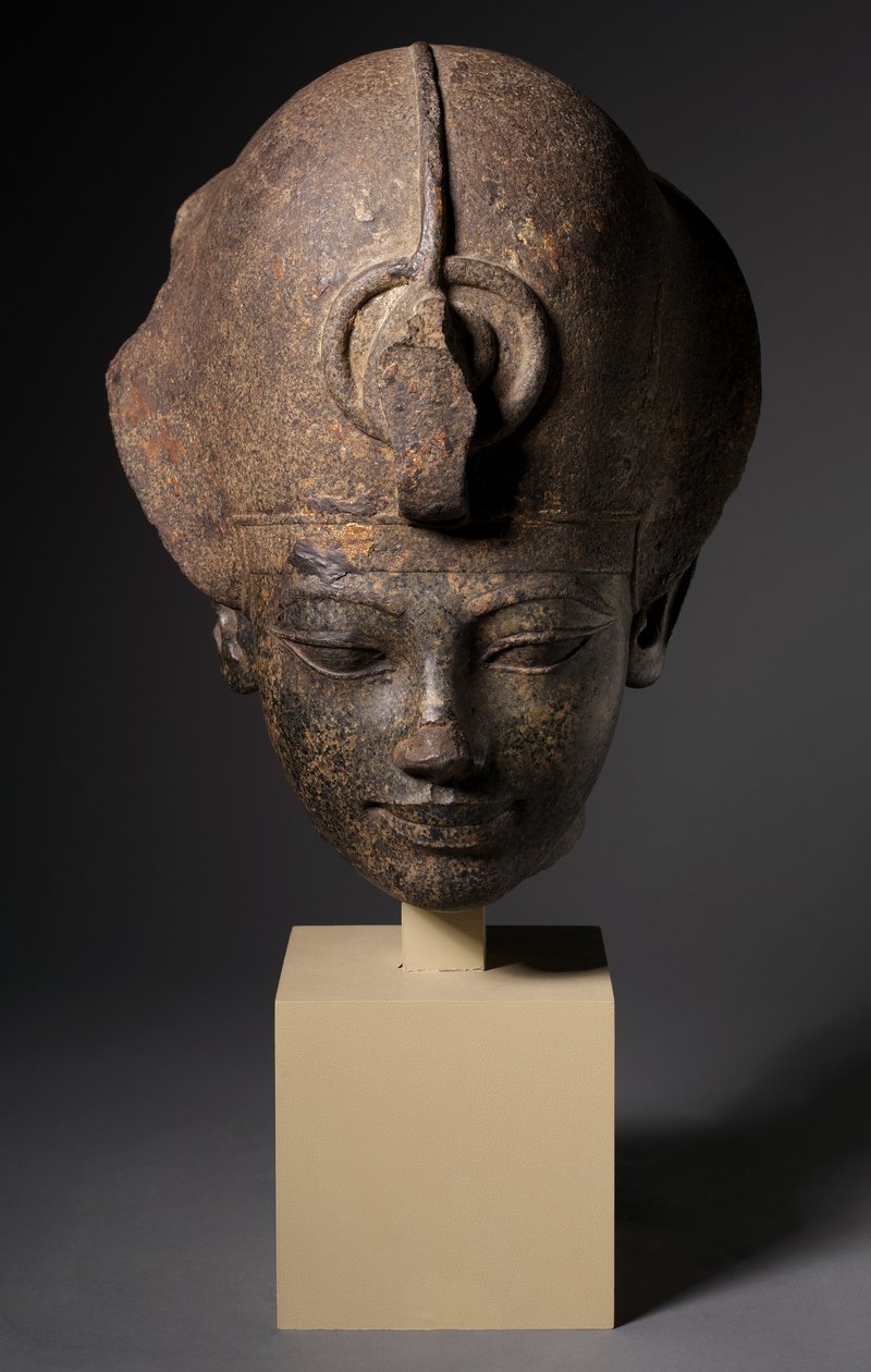 Sinistä kruunua käyttävän Amenhotep III:n johtaja, n. 1391-1353 eaa. tekijältä Egyptian 18th Dynasty