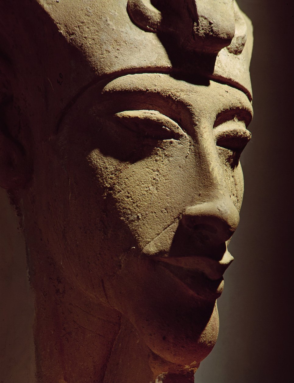 Amenophis IV:n (Akhenatenin) päämies (n. 1364-47 eaa.) tekijältä Egyptian 18th Dynasty
