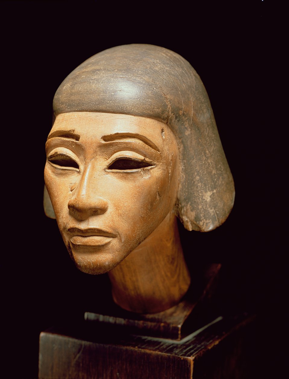 Harpun päällikkö, Tell El-Amarnasta, n. 1370-1360 eKr. (puu) tekijältä Egyptian 18th Dynasty