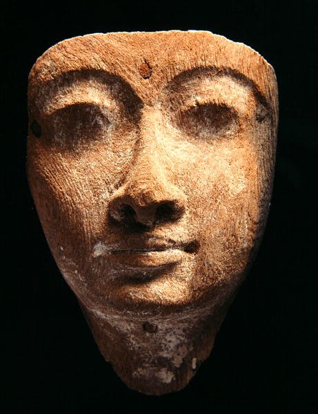Naamio, Uusi kuningaskunta (puu) tekijältä Egyptian 18th Dynasty