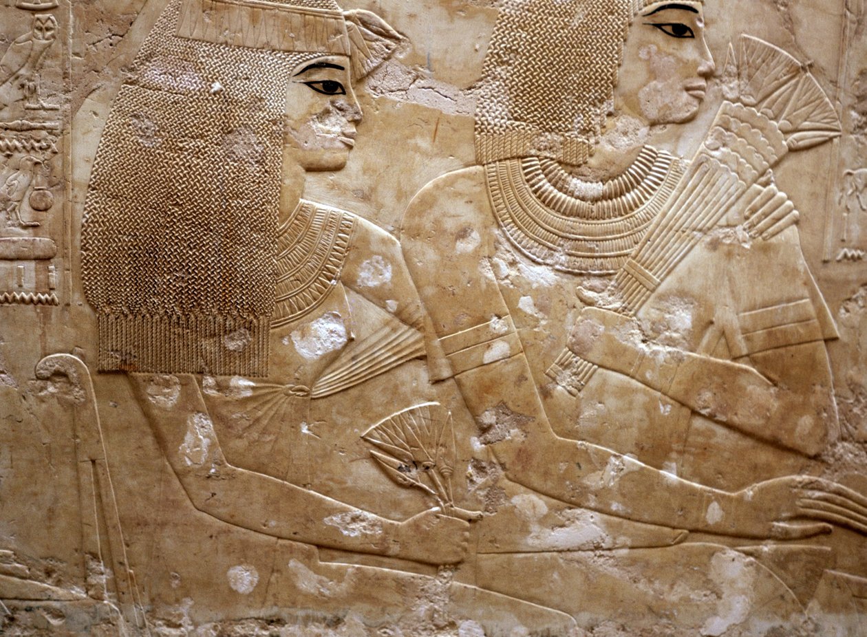 Ramose ja hänen vaimonsa (helpotus) tekijältä Egyptian 18th Dynasty