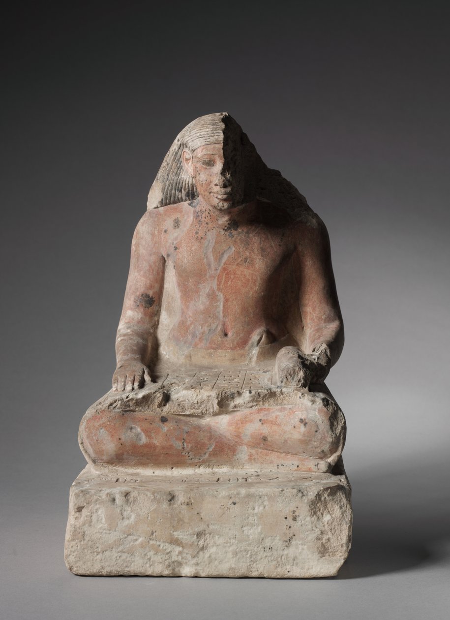 Istuva Medthun kirjanoppinut, noin 1479-1425 eaa tekijältä Egyptian 18th Dynasty