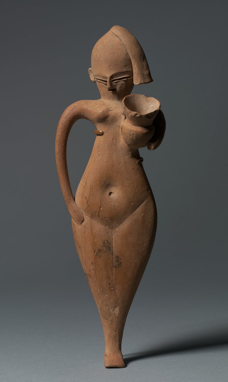 Palvelevan tytön patsas, n. 1323-1186 eaa tekijältä Egyptian 18th Dynasty