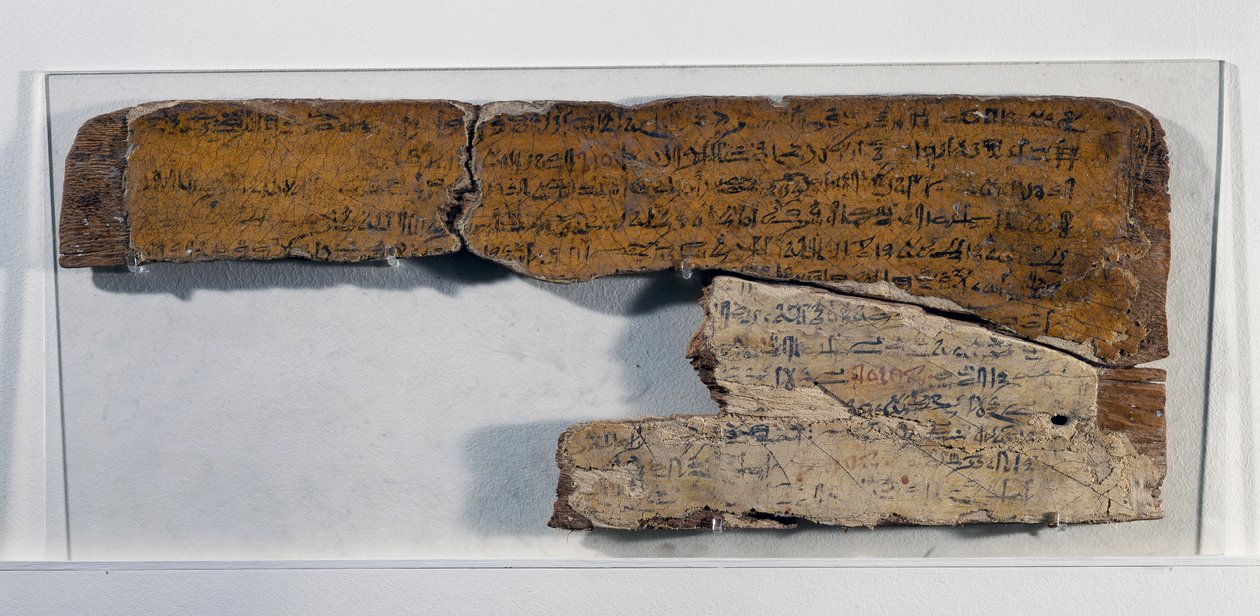 Kirjurioppilaan taulu, jossa teksti käsityön satiirista, puu, 52x20.5x1 cm, Egyptin sivilisaatio, Uusi valtakunta, XVIII dynastia tekijältä Egyptian 18th Dynasty