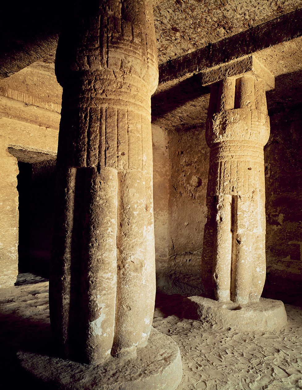 Näkymä Meryren hautakappelille, New Kingdom tekijältä Egyptian 18th Dynasty