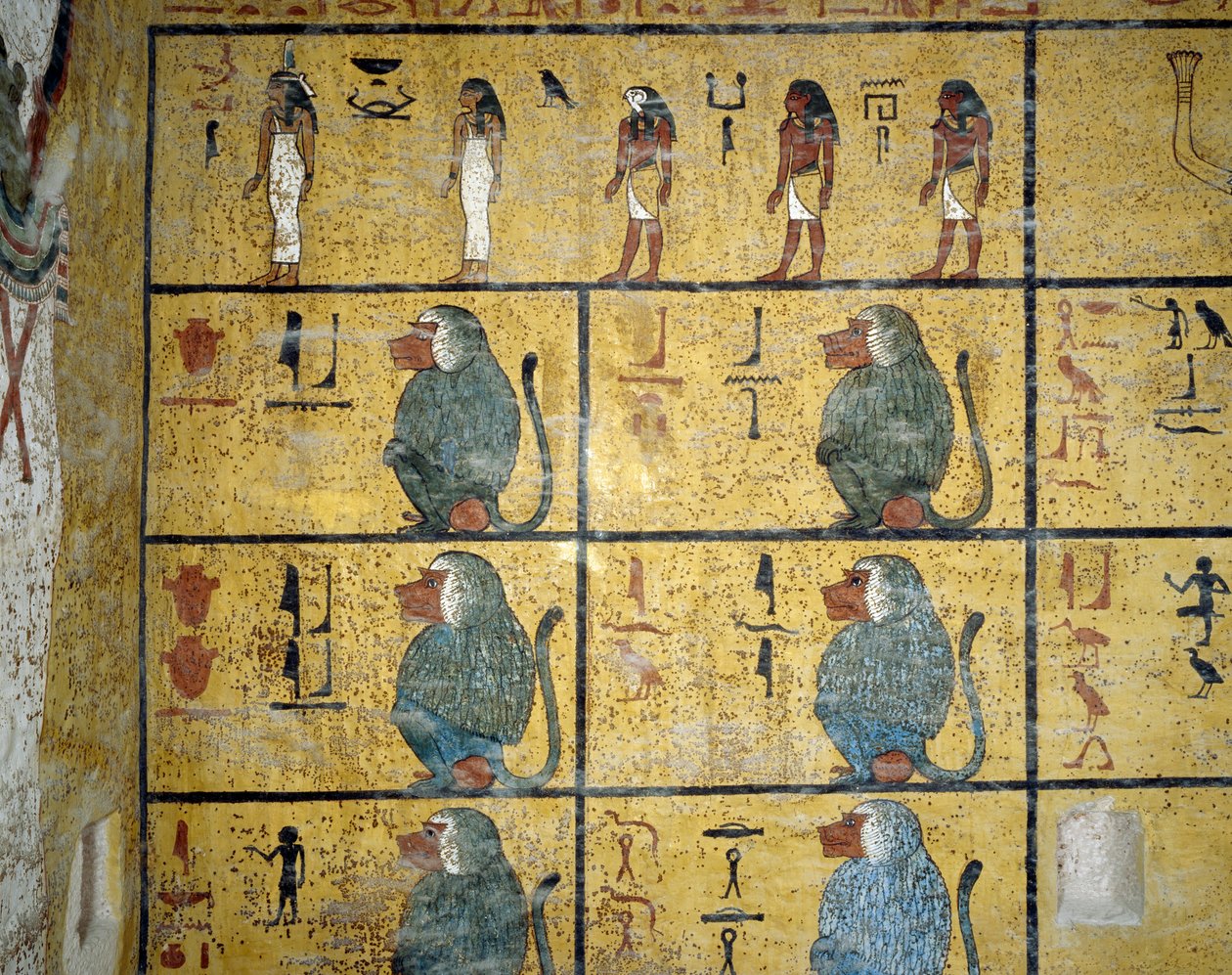 Paviaaneja tekijältä Egyptian 19th Dynasty
