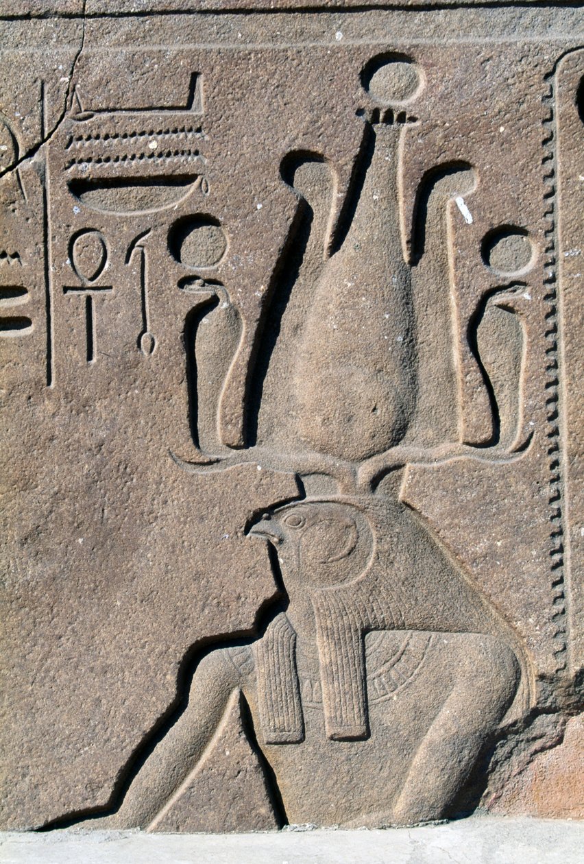 Lohko, jossa on Ramesses II:n reliefit ja kirjoitukset, Amunin suuri temppeli, Tanis, Egypti, Uusi valtakunta, XIX dynastia. tekijältä Egyptian 19th Dynasty