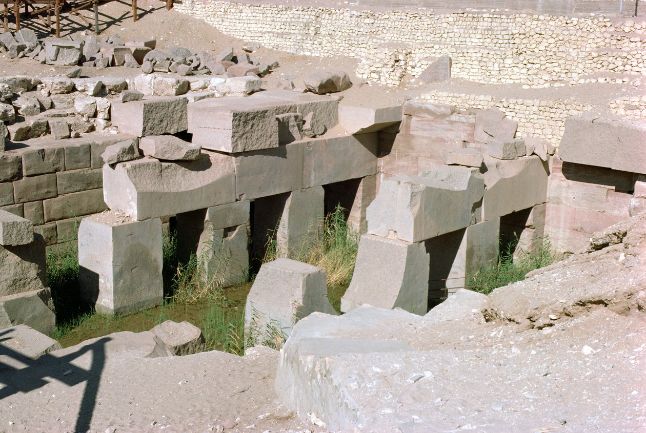 Seti I:n kenotafi (n. 1303-1290 eKr.) Uusi kuningaskunta tekijältä Egyptian 19th Dynasty