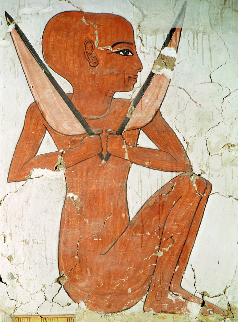Naos-jumala, Nefertarin haudasta, Uudesta kuningaskunnasta (seinämaalaus) tekijältä Egyptian 19th Dynasty