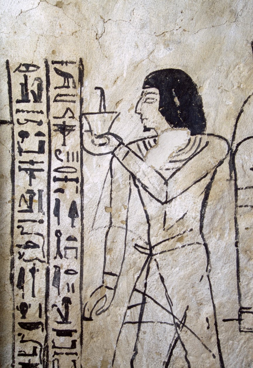 Kuva kuolleiden kirjasta, Nakhtminin hauta, Abusir, Egypti, Egyptin sivilisaatio, Uusi kuningaskunta, XIX-dynastia tekijältä Egyptian 19th Dynasty