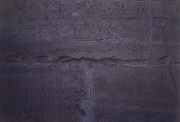 Amunin julkisivun temppeli, Ramses II:n (1298-32) viimeistelykuva (kuva) tekijältä Egyptian 19th Dynasty