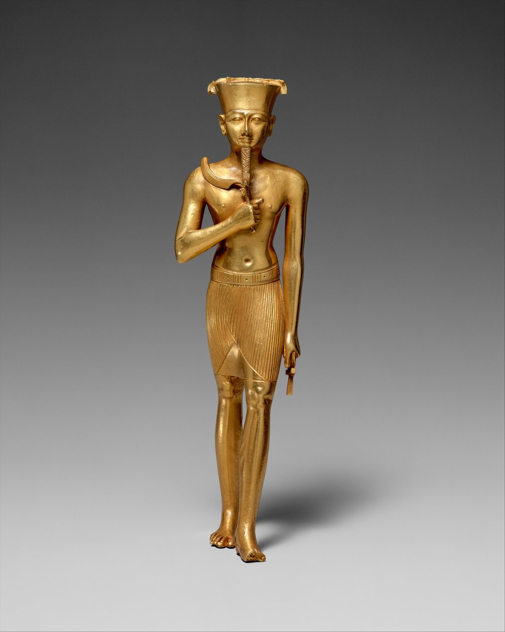 Amunin patsas (kulta) tekijältä Egyptian 22nd Dynasty
