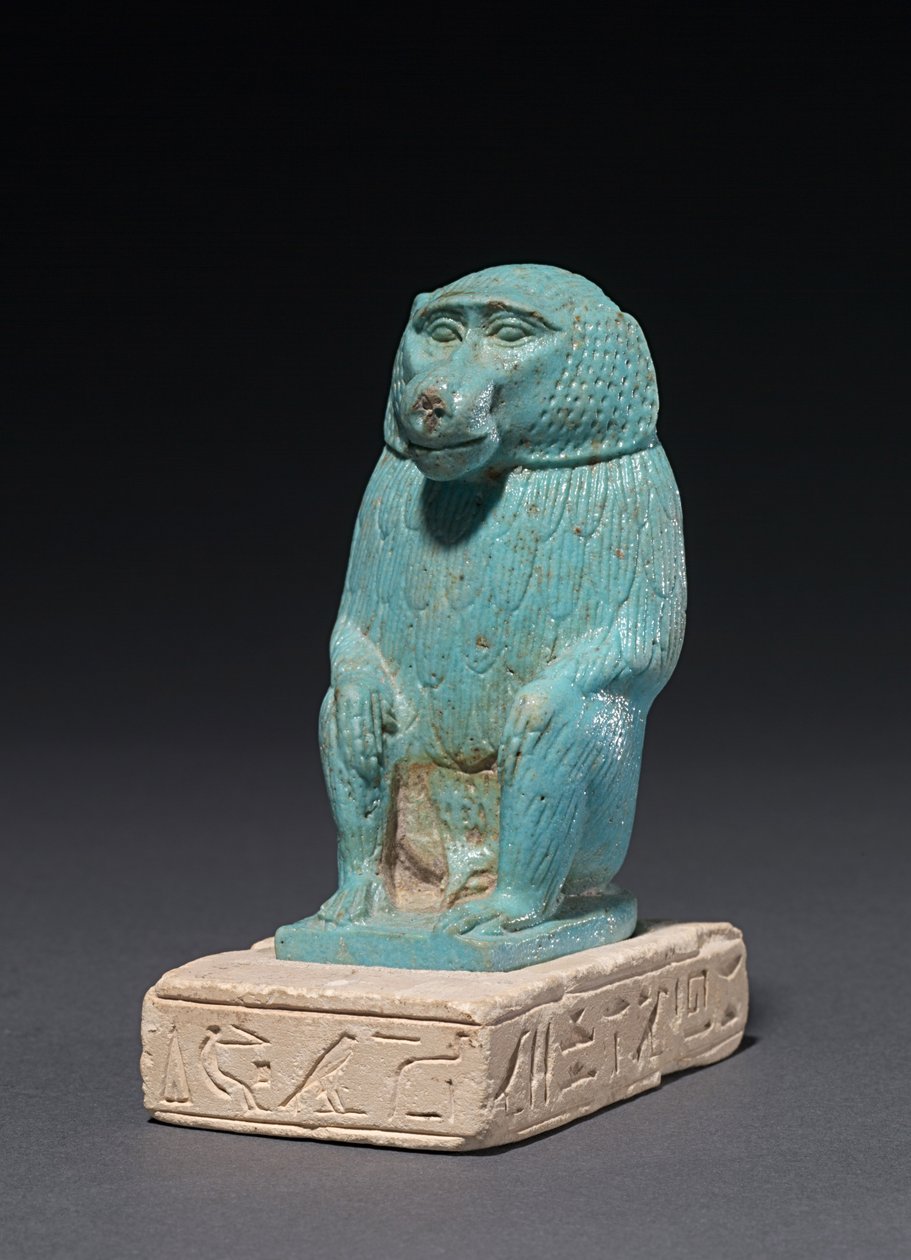 Paviaani kalkkikivellä, 380-30 eaa tekijältä Egyptian 30th Dynasty