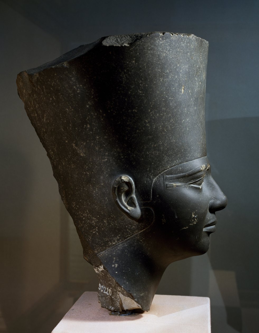 Farao Userkafin päällikkö Userkafin aurinkotemppelistä Abusirissa, vanhassa kuningaskunnassa (liuske) tekijältä Egyptian 5th Dynasty
