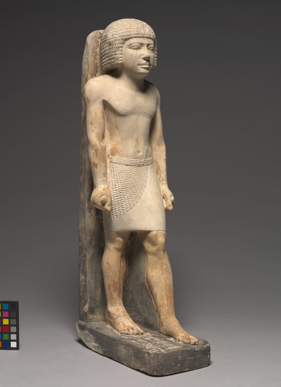 Kulkeva Minneferin patsas, n. 2377-2311 eKr tekijältä Egyptian 5th Dynasty