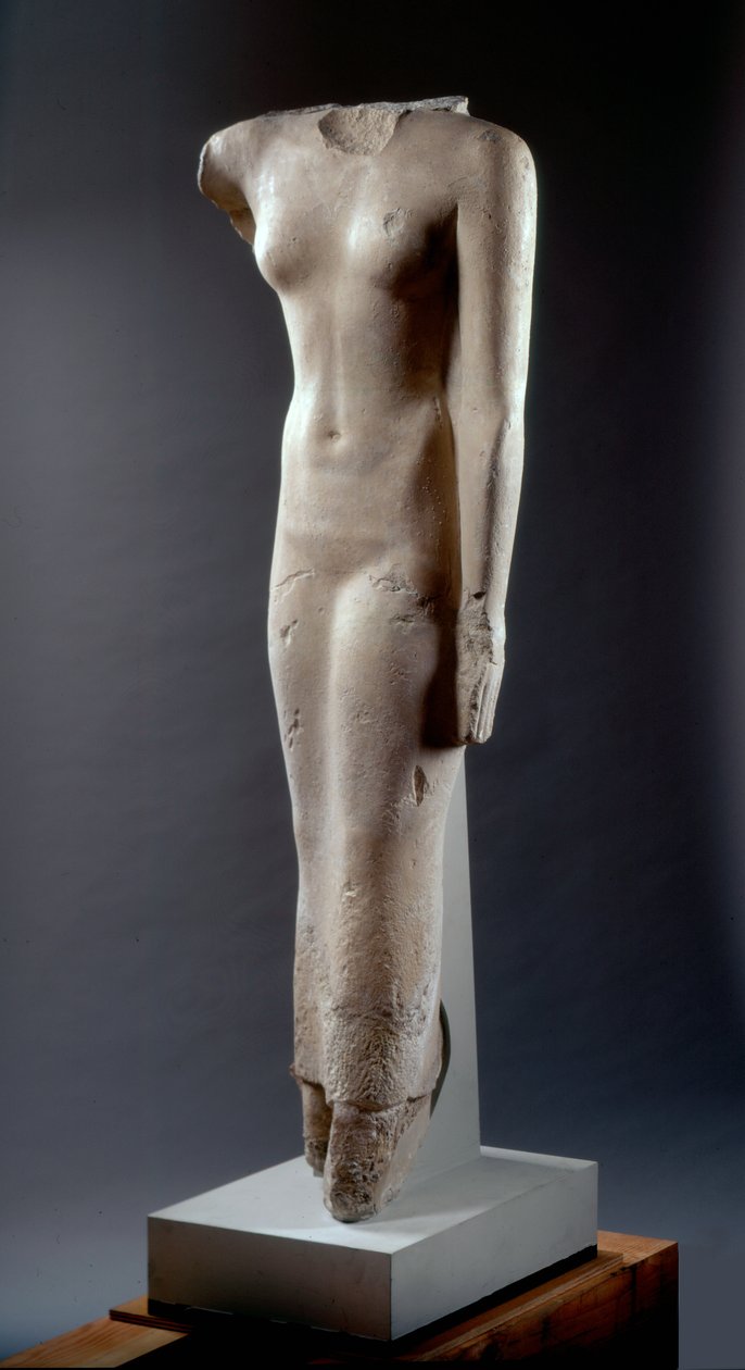 The Royal Descendent Hetepheres, Vanha kuningaskunta, noin 2440 eKr. (kalkkikivi) tekijältä Egyptian 5th Dynasty