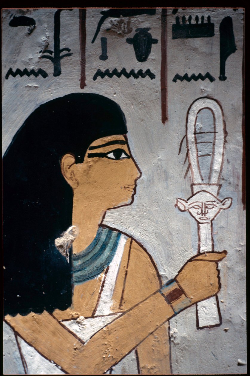 Muinainen Egypti, seinämaalaus, Sennuferin hauta, Aatelisten hauta, Thebe, Thebes tekijältä Egyptian Egyptian