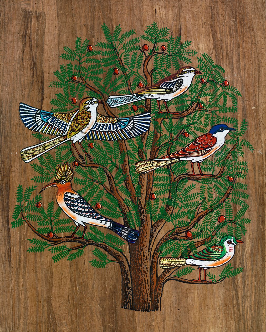 Egyptiläinen taide, Egyptin papyrus: Linnut puussa, Coll, osa tekijältä Egyptian Egyptian