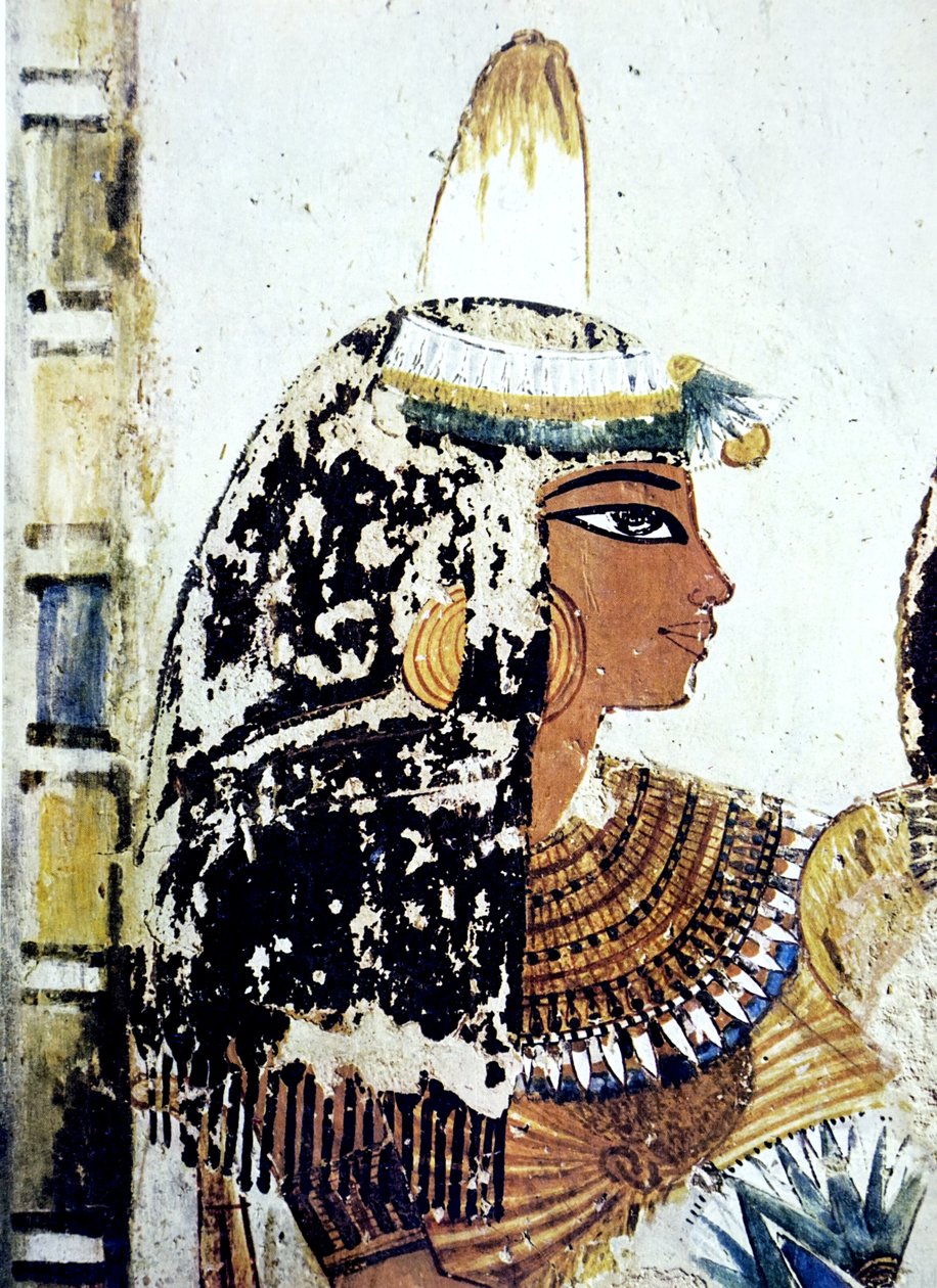 Egyptiläinen haudan seinämaalaus tekijältä Egyptian Egyptian