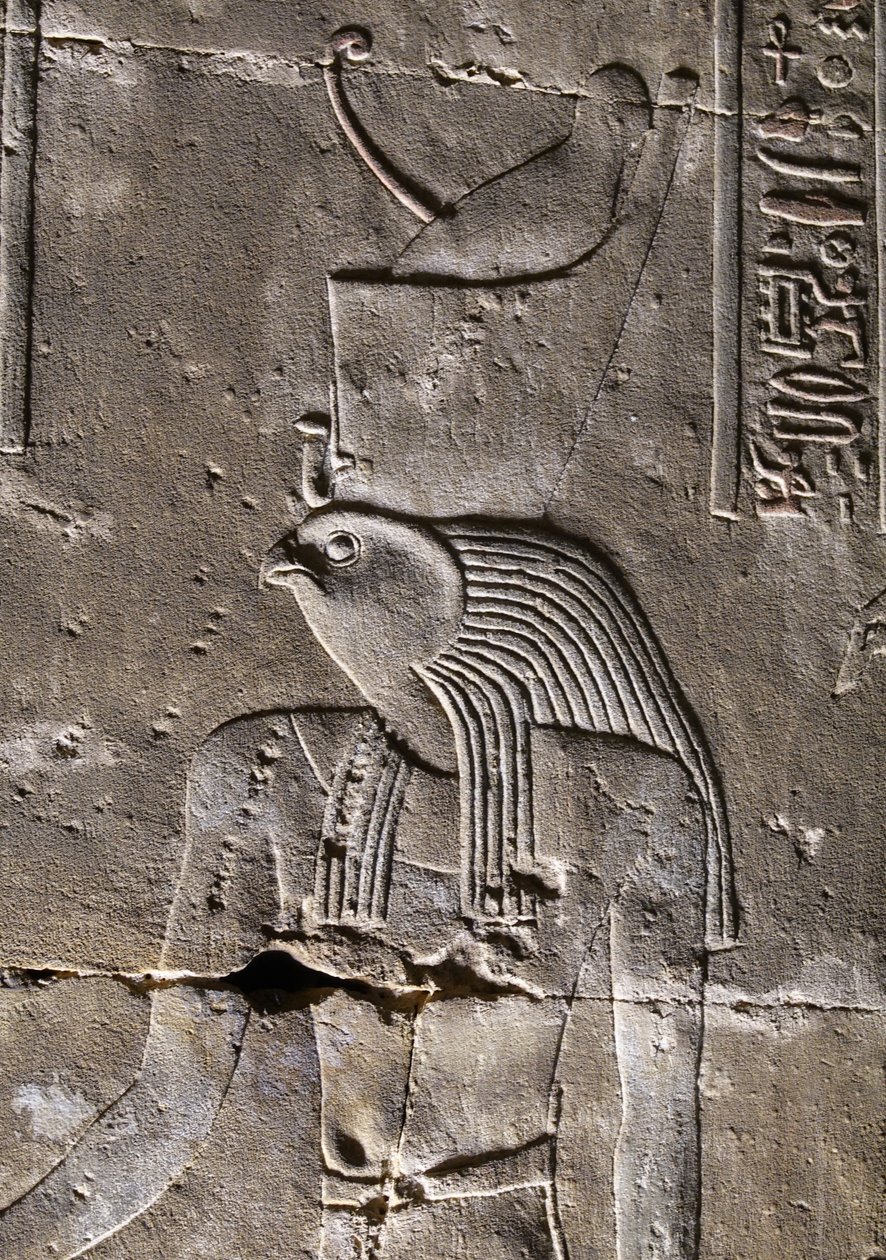Horus ja hylätty kruunu, Horuksen temppeli Edfussa. tekijältä Egyptian Egyptian