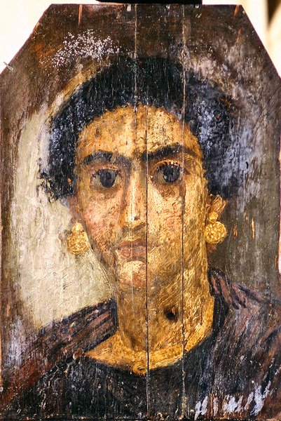 Naisen muotokuva, n. 100-300 (enkaustinen paneelissa) tekijältä Egyptian Egyptian