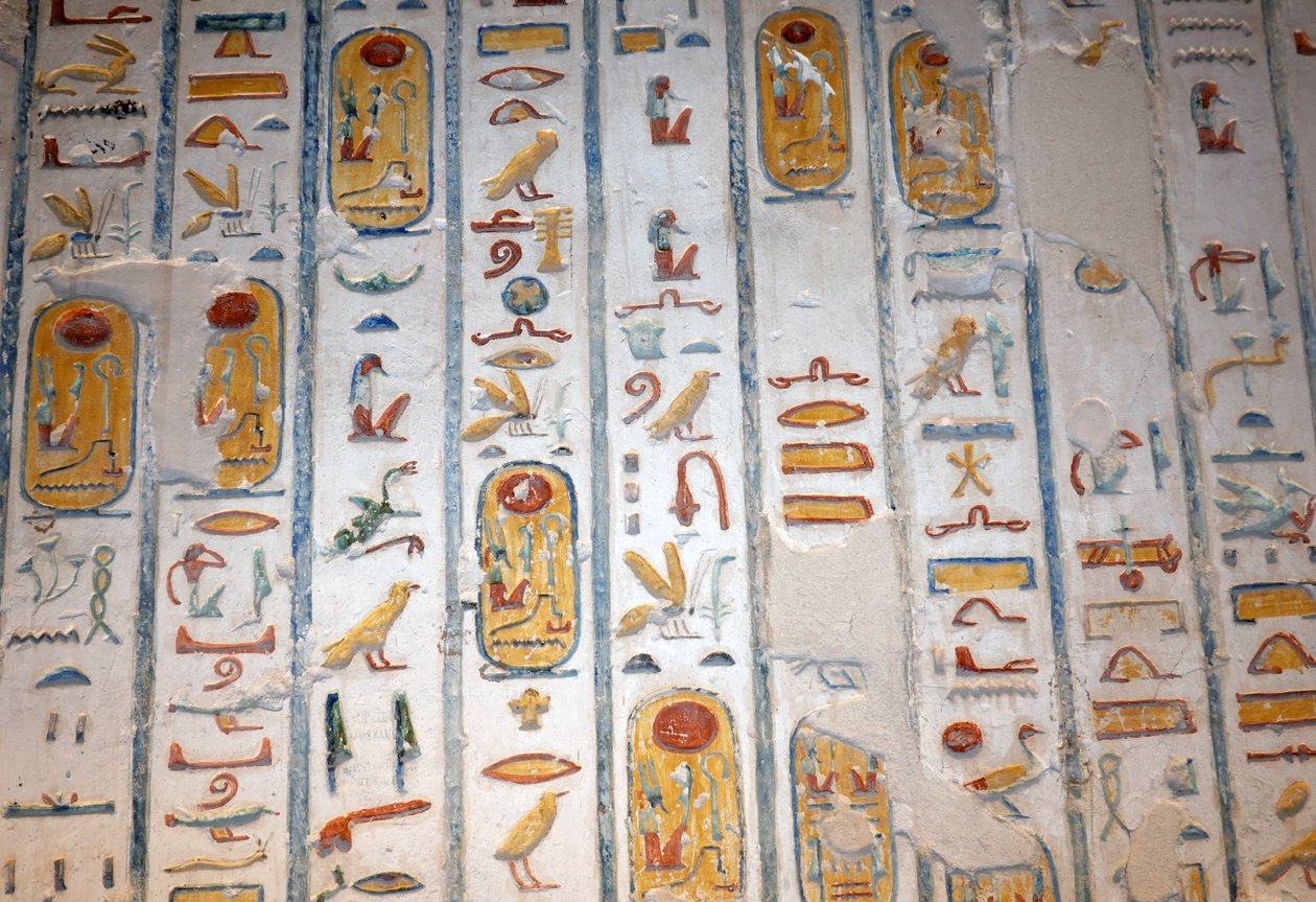 Hanhi, jänis, mehiläinen, Kuninkaiden laakso, Luxorissa. tekijältä Egyptian Egyptian