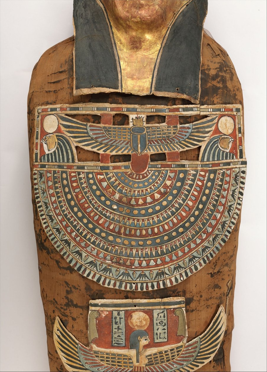 Nesminin muumio (vartalon yksityiskohta), 200-30 eKr tekijältä Egyptian Ptolemaic Period