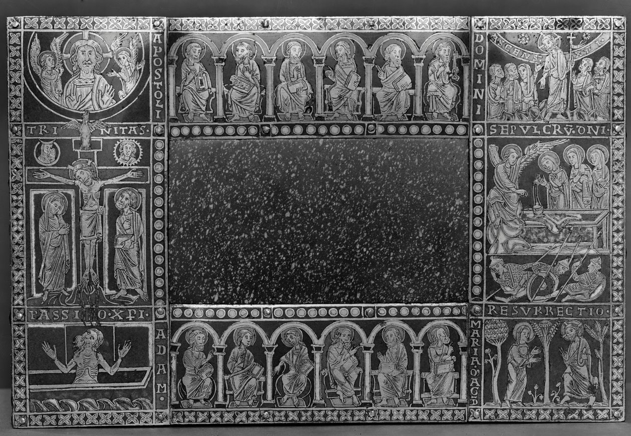 Pyhän Mauritiuksen kannettava alttari tekijältä Eilbertus of Cologne (fl.1129 60)