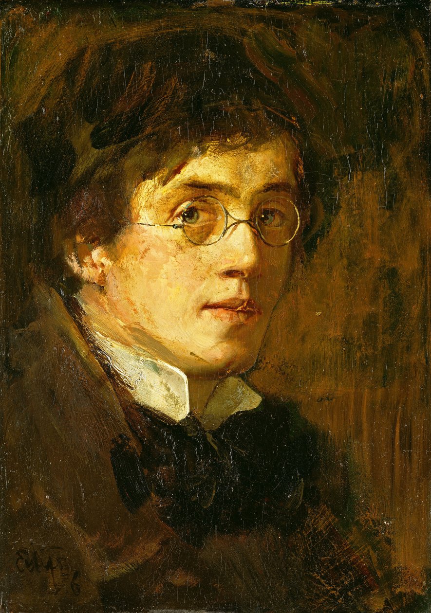Omakuva tekijältä Hjalmer Eilif Emanuel Peterssen