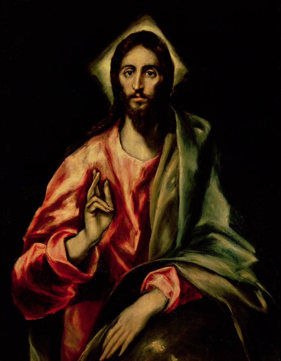 Kristuksen siunaus tekijältä El Greco