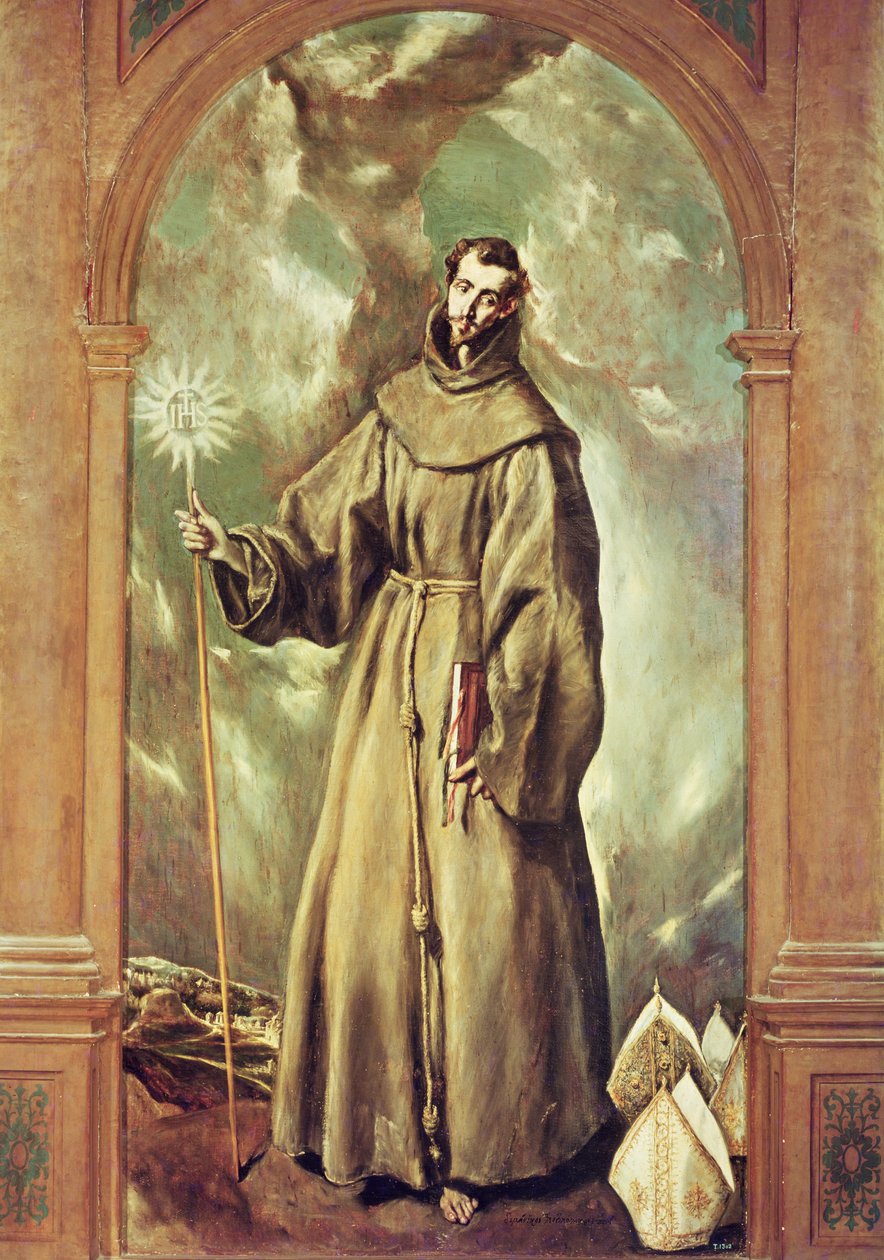 Saint Bernard Clairvaux, 1603 tekijältä El Greco