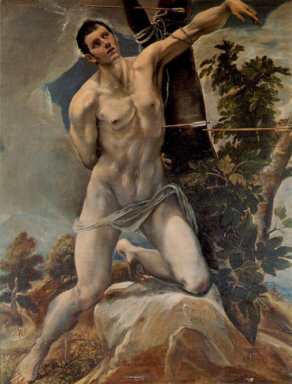 San Sebastian, 1576-79 tekijältä El Greco