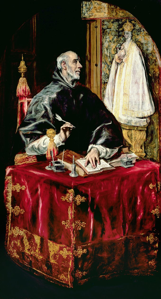 Pyhä Ildefonsus, 1597-1603 tekijältä El Greco